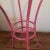 Metal Pink Barbiecore Metal Wrought Iron Side Patio Table For Sale - Image 7 of 8