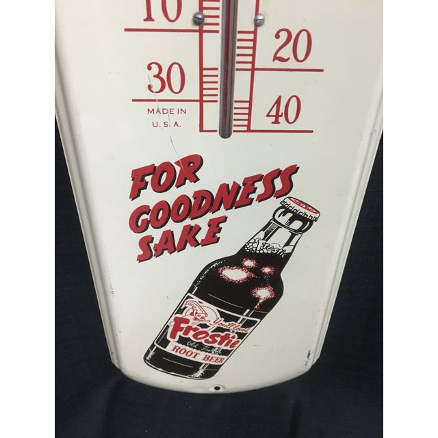 1950s Frostie Root Beer Thermometer Chairish