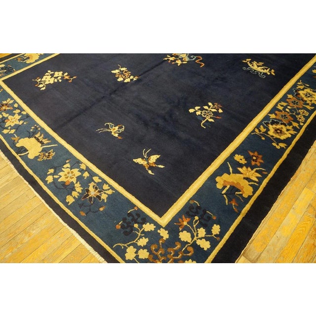 Chinese Early 20th Century Chinese Peking Carpet ( 7'6'' x 8'5'' - 230 x 257 ) For Sale - Image 3 of 12