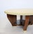 Modern Mid-20th Century Modernist Two Tier Cocktail Table with a Parchment Top For Sale - Image 3 of 5