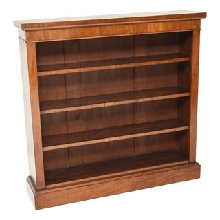 Antique Victorian Open Bookcase, 1880s For Sale