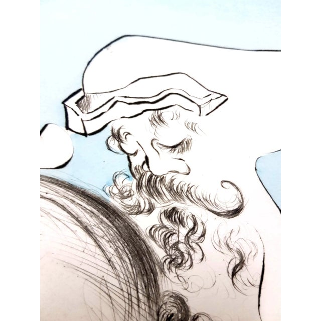 Salvador Dali - Flung out like - Original Signed Engraving 1974 For Sale - Image 9 of 11