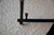 Vintage Wall-Mounted Coat Rack in Black Metal and Brass, 1950s For Sale - Image 10 of 12