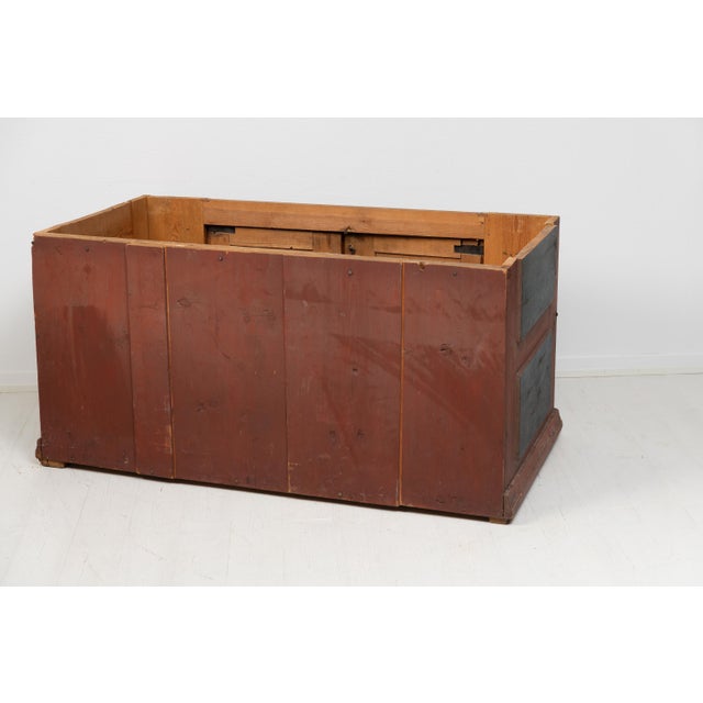 Large 19th Century Swedish Folk Art Side Table For Sale - Image 17 of 18