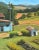 "View From Porch, Nimrod Hall, Bath County Va" Contemporary Landscape Oil Painting by Teresa DiMarco For Sale
