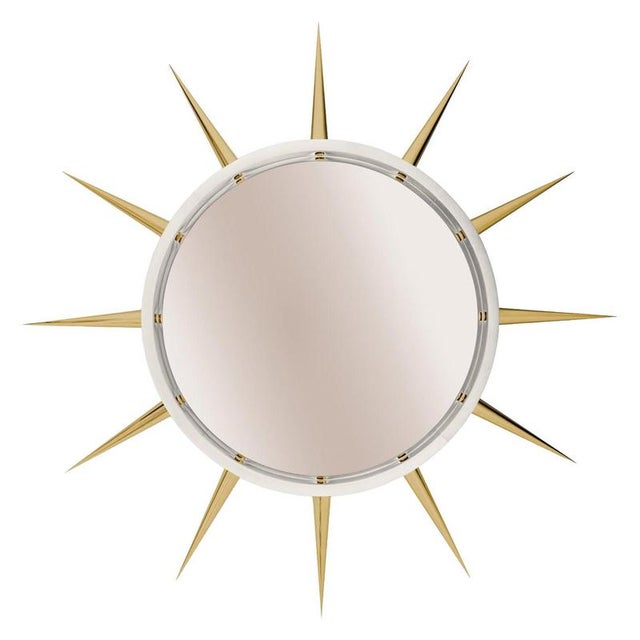 Punk Bronze Maxi Sculptural Wall Mirror by GTG Design Couture For Sale - Image 11 of 11