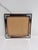 The image shows a vintage framed 3D copper relief wall art piece featuring a pressed metal figure of a dog.