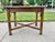 Chinoiserie 1970s Pair Glass Top Side Tables With Fretwork For Sale - Image 3 of 10
