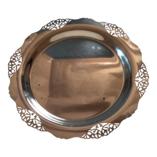 Sheffield Silver Plate Serving Tray For Sale
