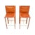 Vintage Italian Leather Bar Stools by Enrico Pellizzoni, 1980, Set of 2 For Sale - Image 6 of 11