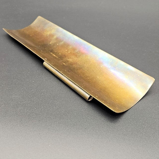 Metal Art Deco Pen Brass Bowl by Emil Uwe Bläse Plön, 1940s For Sale - Image 7 of 7