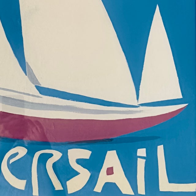 1990s Rare Limited Edition ‘Summer Sail’ S Teen Print by Michael Volbeacht, Signed, Numbered 171/1000 For Sale - Image 5 of 10