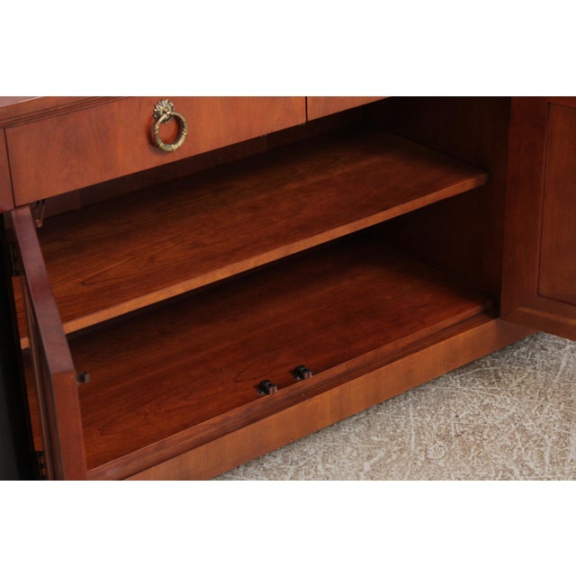 Brown Baker Cherry French Empire Sideboard For Sale - Image 8 of 17