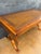 Spanish Drop-Leaf Writing Table with Leather Top, Mid-20th Century For Sale - Image 6 of 10