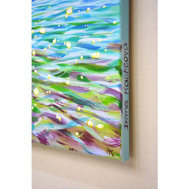 Realism Affectionate Glare on the Waves. Modern Original Hand Painting For Sale - Image 3 of 12
