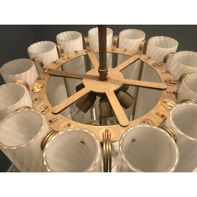 Murano Swirl Glass Chandelier by Paolo Venini for Murano, 1960s For Sale - Image 11 of 17