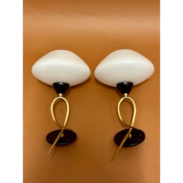 Wall Lights from Lunel House, France, 1950, Set of 2 For Sale - Image 6 of 7