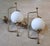 1940s Vintage Art Deco Light Old Lamp Wall Sconces Fixture Brass & Milk Glass Shade Ship Light - a Pair For Sale - Image 5 of 5