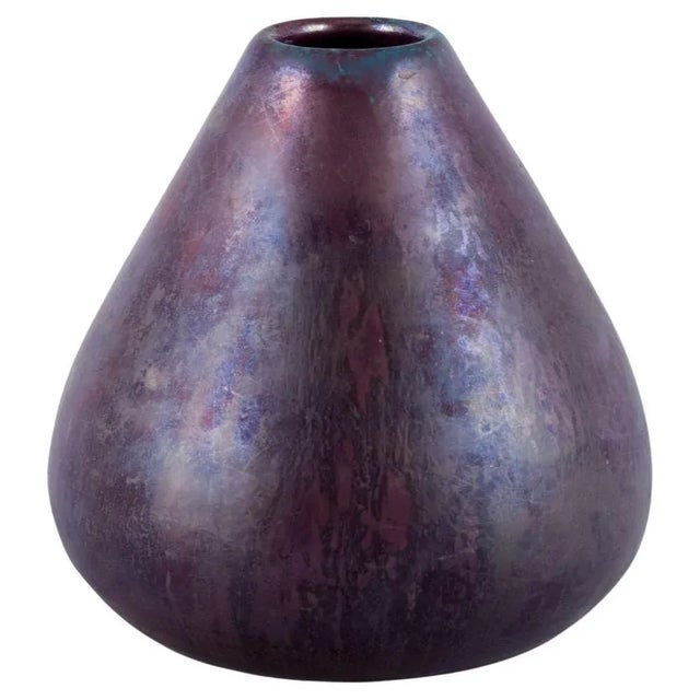 Ceramic Danish Ceramic Vase with Shiny Glaze from Søren Kongstrand, 1920 For Sale - Image 7 of 7
