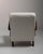 Ivory 20th Century Czech Republic Warm Ivory Boucle Curved-Arm Lounge Chair For Sale - Image 8 of 11