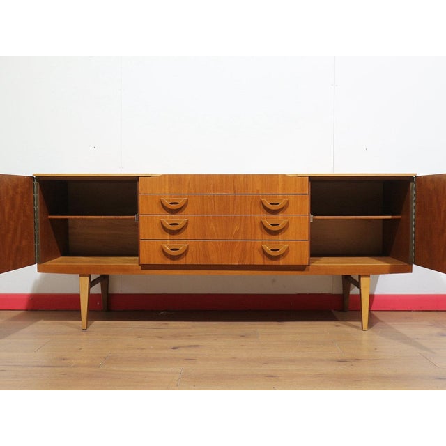 Mid Century Modern Vintage British Teak Sideboard Credenza For Sale - Image 15 of 15
