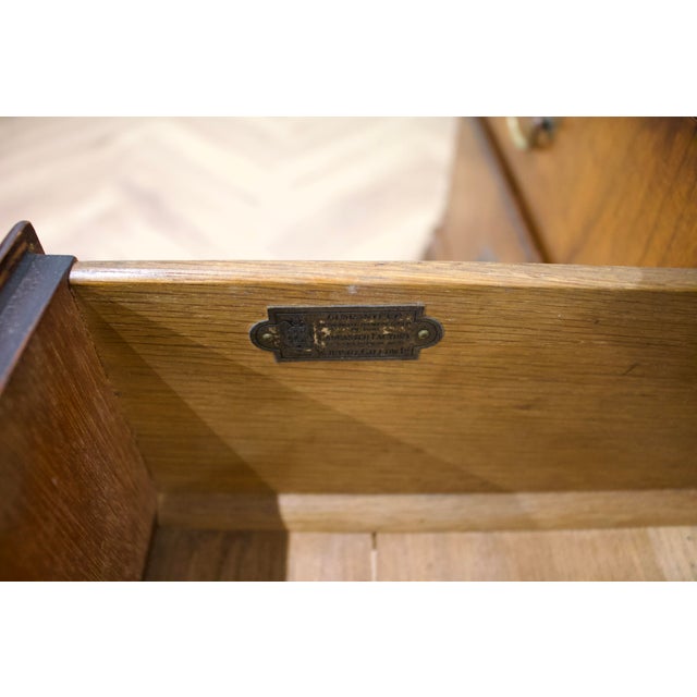 Vintage Walnut Dressing Table Chest from Waring and Gillow, 1930s For Sale - Image 9 of 12