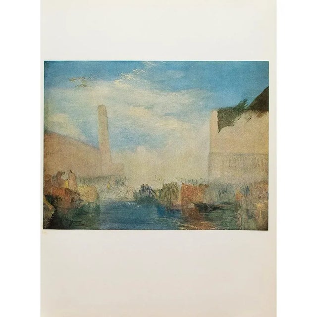 1960 After Joseph Turner, "Venice: The Piazzetta From the Water", Vintage First Limited Edition Print For Sale In Dallas - Image 6 of 8