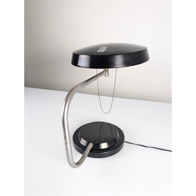 Desk lamp designed by Enrique Aparicio for Galaxia in 1961 and winner of gold at the prestigious Delta design awards in...