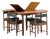 Dunvegan Round Extending Dining Table and Chairs in Teak by Tom Robertson for McIntosh, Scotland, 1960s, Set of 5 For Sale