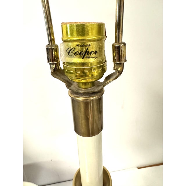 Frederick Cooper Brass Barley Twist Candlestick Table Lamp For Sale - Image 11 of 13