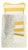 Outdoor Micro The Gift Cushion Striped in Yellow and White by Lorenza Briola for Lo Decor For Sale
