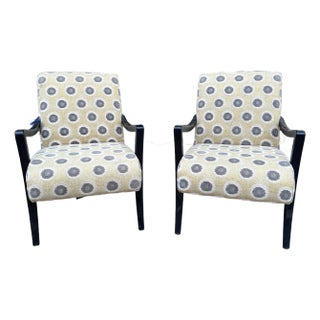Hooker Furnishings Sam Moore Dante Exposed Wood Chairs, a Pair For Sale
