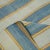 1950s Vintage Dhurrie Rug in Blue Stripes With Gold and Pink Accents | Rug & Kilim For Sale - Image 5 of 5