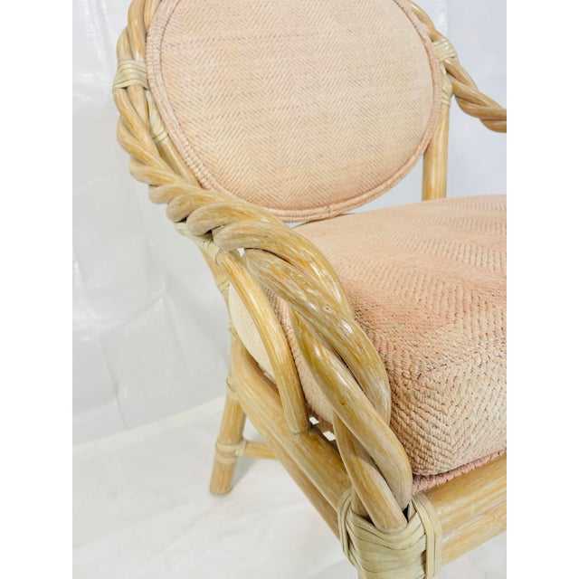 Vintage McGuire Rattan Lounge Armchair, San Francisco, California For Sale - Image 14 of 18