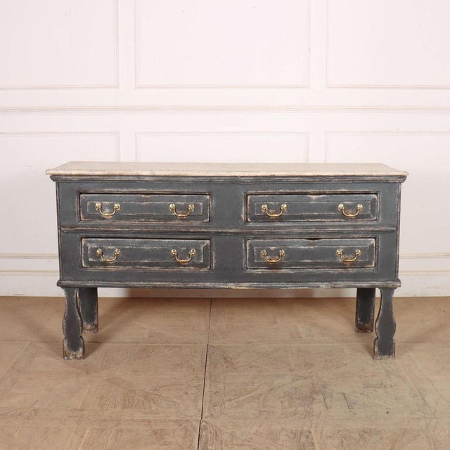 English Painted Dresser Base For Sale - Image 18 of 18