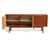 Mid-Century Modern Ulferts Sweden Scandinavian Danish Teak Credenza Two Hinged Doors Dowel Legs Mid Century Key Unmarked For Sale - Image 3 of 15