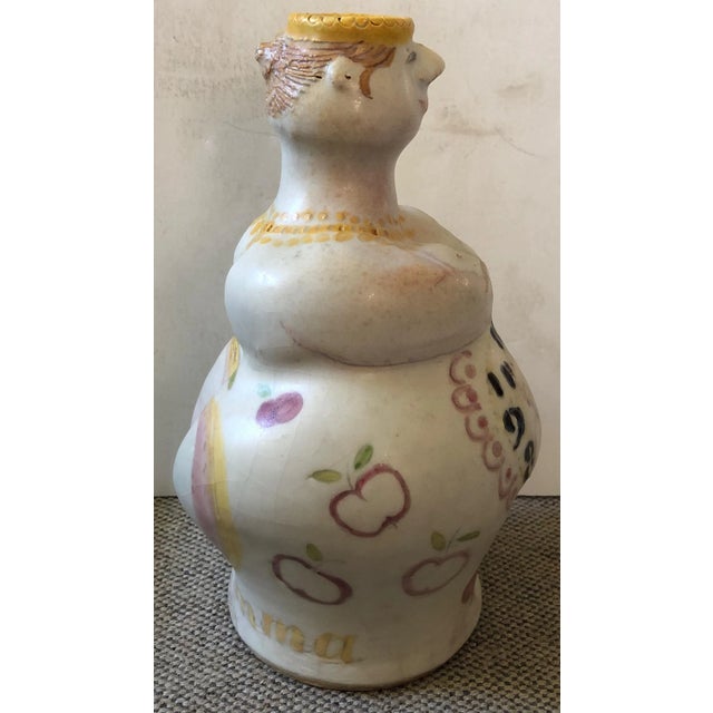 1980s Italian Female Decanter / Vase For Sale - Image 5 of 7