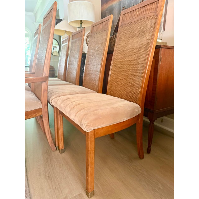1970s 1970’s Stanley Italian Provincial Dining Chairs - Set of 6 For Sale - Image 5 of 10