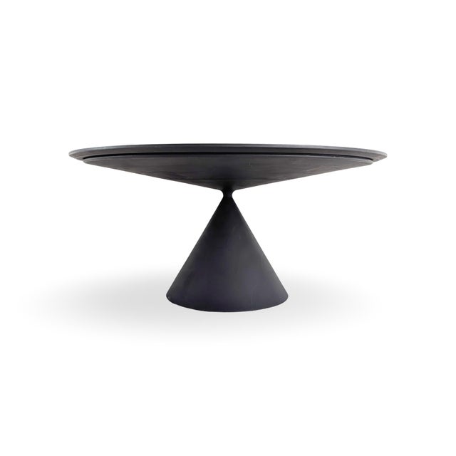 Postmodern Round Clay Concrete Dining Table by Marc Krusin for Desalto For Sale - Image 3 of 9