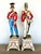 Ceramic Vintage Italian Porcelain Sounders on Plinths - Set of 2 For Sale - Image 7 of 12