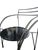 Metal Set of Four Chairs "Lune D'argent" by Pascal Mourgue For Sale - Image 7 of 11