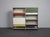 A distinctive model 5600 storage cabinet designed by a.r. Cordemeyer for gispen in 1959. The modular metal construction...