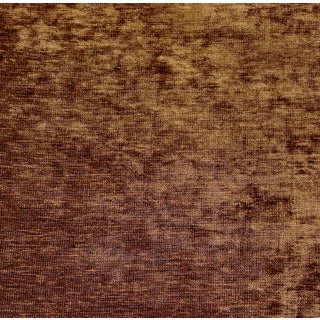 Scalamandre "Tiziano" Sable Brown Textured Velvet- 4.25 Yards For Sale