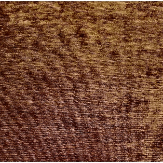 Scalamandre "Tiziano" Sable Brown Textured Velvet- 4.25 Yards For Sale