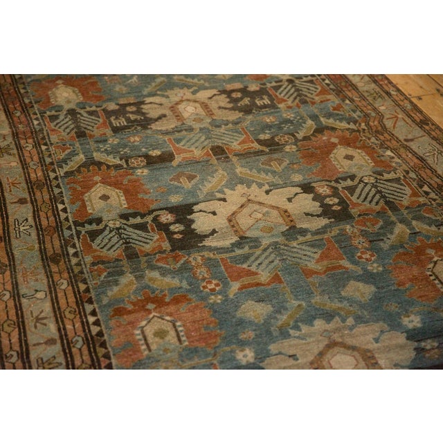 Traditional 1920s Antique Persian Mehreban Palmette Wool Rug Runner For Sale - Image 3 of 16