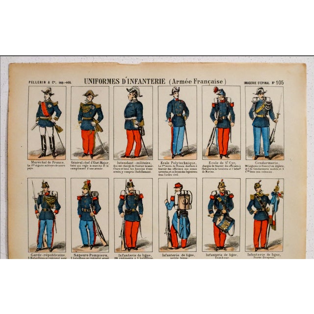 Date: 1880s-1890s Size: 11.5 x 15.5 inches Printer: Pellerin et cie. About this poster: Imagerie d'Épinal was a print...