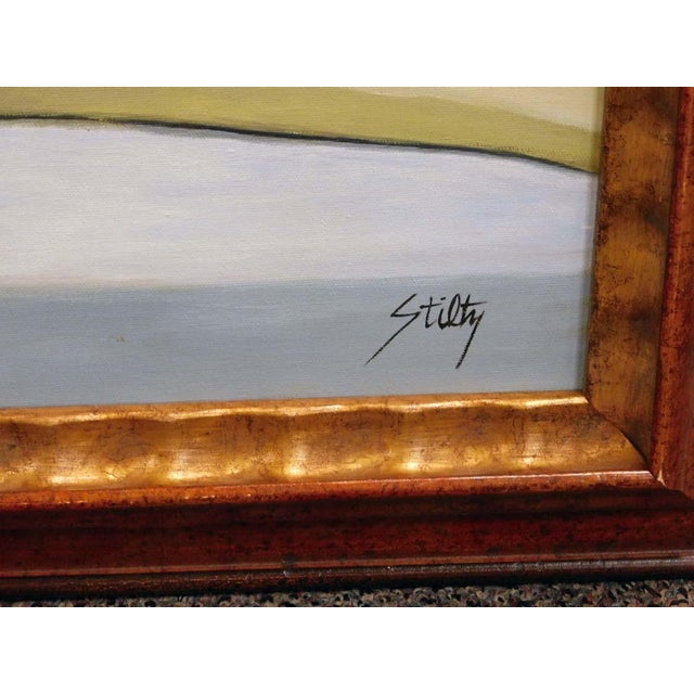 Thomas Stiltz "Drapers Best" Original Oil Painting on Canvas Wine Framed For Sale In Denver - Image 6 of 7