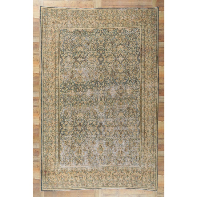 Antique Persian Kerman Rug, 08'09 X 13'05 For Sale - Image 10 of 10