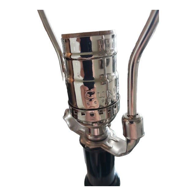 Pair of Contemporary Currey & Co Atomic Age Table Lamps For Sale In Atlanta - Image 6 of 10