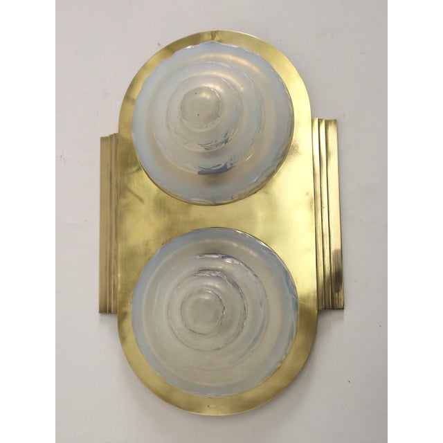 Wall Lights attributed to Atelier Petitot, 1930s, Set of 2 For Sale - Image 4 of 13